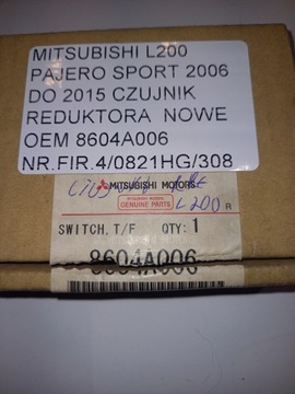 PAJERO SPORT L200 06-15 SENZOR REDUKTOR NOVÝ OEM