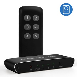 РАЗДЕЛИТЕЛЬ 3x HDMI 4K HDMI2.0 4K@60Гц