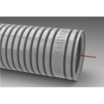 ТРУБА ГОФРИРОВАННАЯ РКГЛ 16 СЕРАЯ 320Н + ПИЛОТ АКС 444033 50М