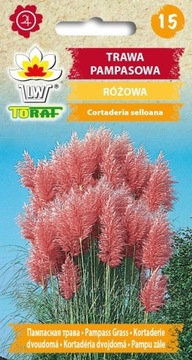 TRAWA PAMPASOWA RÓŻOWA - nasiona 0,1g