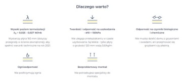 TermPIR стеклянная завеса ETX 80 мм 1,2х0,6 м уп. 6 шт.