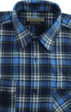 KOSZULA DUŻA FLANELOWA MĘSKA W KRATĘ 3XL F54