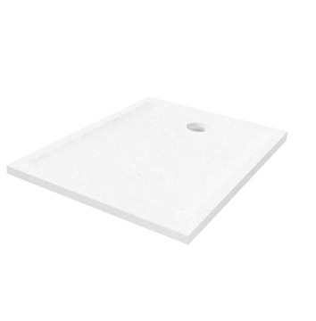 New Trendy MILD STONE brodzik akrylowy BIAŁY 90X110 B-0555