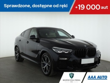 BMW X6 G06 SUV 3.0 40i 340KM 2020 BMW X6 xDrive40i, Salon Polska, Serwis ASO, 4X4
