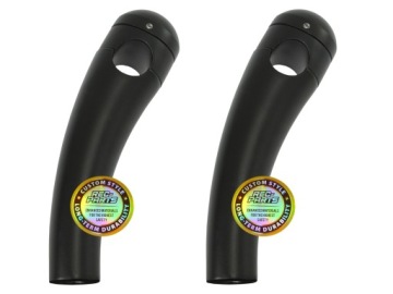 Подставки под руль дюймовые черные ручки Высота крепления на 18 см выше на 9 см