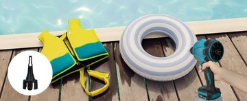 Электрический вентилятор и пылесос 21 В со светодиодной подсветкой, 2 батареи