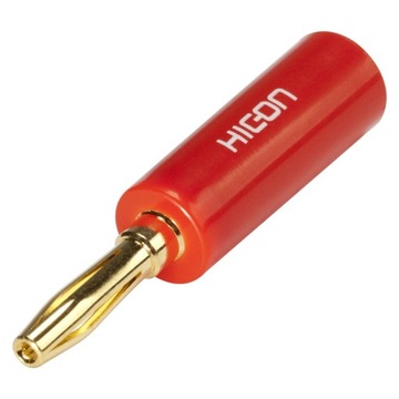 Hicon HI-BM01-RED czerwony 1 szt. wtyk bananowy