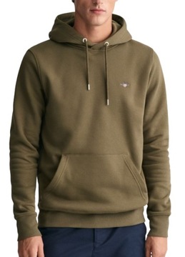 BLUZA Z KAPTUREM GANT Reg Shield Hoodie JUNIPER GREEN r. M