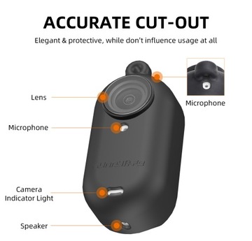 ЗАЩИТНЫЙ СИЛИКОНОВЫЙ ЧЕХОЛ С ВЕРЕВКОЙ ДЛЯ INSTA360 GO3