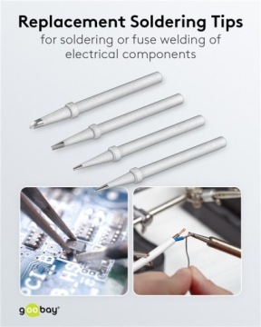 Набор насадок для паяльной станции AP 2 с 4 разными жалами.