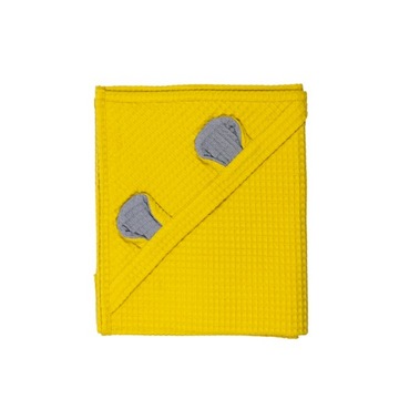 Okrycie Kąpielowe Bawełniane Wafel Bobilov Mustard