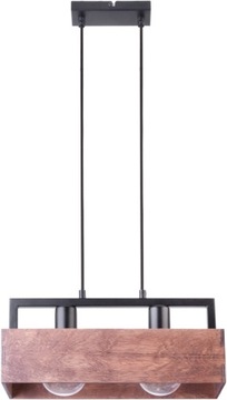 SIGMA Nowoczesna lampa LED DAKOTA 2 lampa wisząca BRĄZ LED