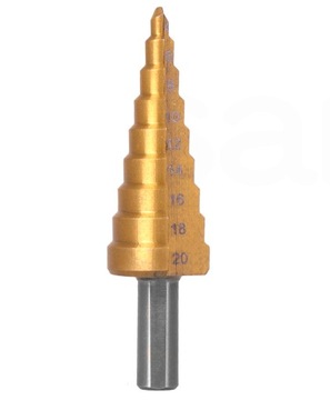 РОЖДЕСТВЕНСКАЯ ЕЛКА СТУПЕНЧАТАЯ КОНИЧЕСКАЯ СВЕРЛО ТИТАН 4-20 мм