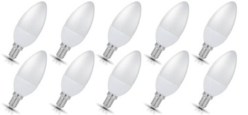 10x Żarówka LED E27 7W=45W - 525lm Ciepłobiała