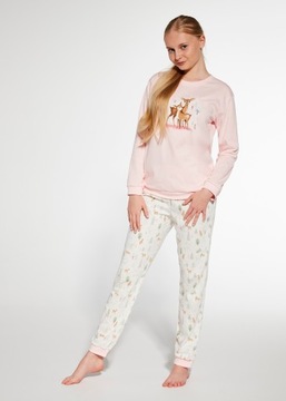 Piżama Cornette Kids Girl 977/164 Fall 86-128 różowy 98-104