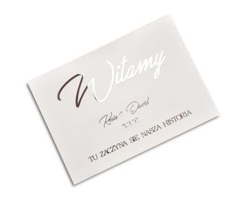 Ślub Wesele tablica powitalna gości TAB-1SP
