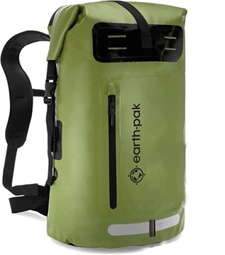 WODOODPORNY PLECAK EARTH PAK 35L ZIELONY ROLLTOP