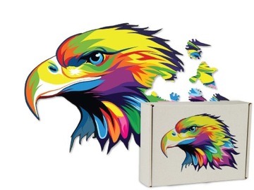 Puzzle Drewniane dla dorosłych Prezent Orzeł XL