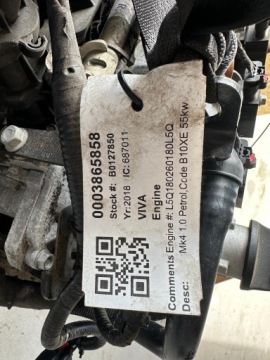 Opel Karl 2018 Opel Karl silnik kompletny B10XE L5Q180260180L50, zdjęcie 5