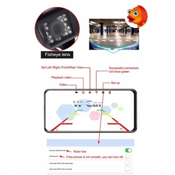 Задняя камера высокого разрешения Wi-Fi