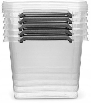 Pudełka pojemniki z organizerem Moxom 2x 4,5l