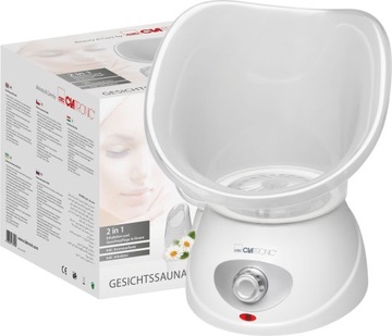 SAUNA PAROWA DO TWARZY NOSA INHALATOR NAWILŻACZ 2w1 Clatronic GS