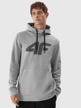 МУЖСКАЯ ТОЛСТОВКА 4F С КАПЮШОНОМ, ХЛОПОК AW23M694