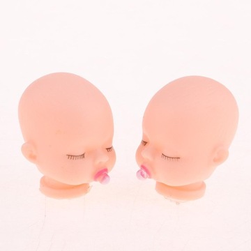 10 шт., мини-виниловая голова для спящей куклы