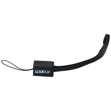 USB-кабель с логотипом (2.0), USB A M - microUSB (M), 0,3 м, черный, блистер