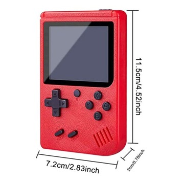 МИНИ-ПОРТАТИВНАЯ КОНСОЛЬ GAMEBOY 400 ИГР С ЦВЕТНЫМ ЖК-дисплеем в стиле ретро + USB-кабель для ТВ