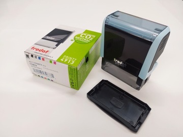 КОРПОРАТИВНАЯ ШТАМПА TRODAT 4913 8 СТРОК 58х22мм ПАСТЕЛЬНО-СИНИЙ СУПЕР КАЧЕСТВО