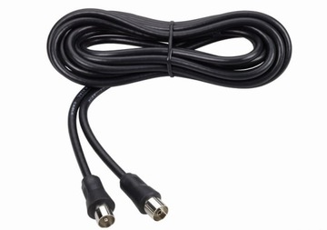 Kabel antenowy RTV M/F Ekran Czarny 10m. THOMSON