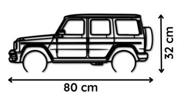 MURRAY IMAGE Mercedes G63 AMG MOTOR VEHICLE WALL IMAGE 80 см