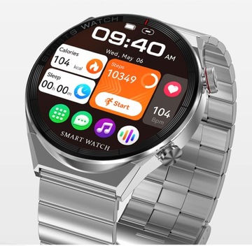 SMARTWATCH Zegarek Męski z ROZMOWAMI INDUKCJA 1.5CALA 454x454 EKG