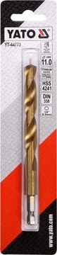 WIERTŁO DO METALU HSS-TiN 11,0MM HEX