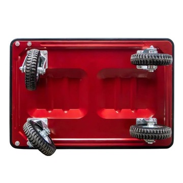 Тележка транспортная складская платформа 450 КГ ПНЕВМАТИЧЕСКИЕ КОЛЕСА Мега-М