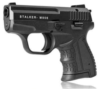 Pistolet Hukowy Alarmowy STALKER M906 czarny kal. do 6 mm GŁOŚNY
