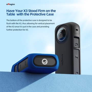 СИЛИКОНОВЫЙ ЧЕХОЛ ДЛЯ ЛИНЗ ДЛЯ INSTA360 X3