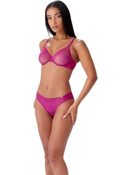 Gossard Biustonosz 70G/32G Glossies Lace 13001 VIVID FUCHSIA