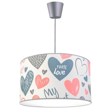 LAMPA WISZĄCA SUFITOWA LOFT DZIECIĘCA ABAŻUR LED