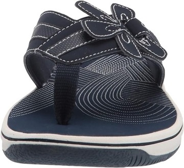 CLARKS JAPONKI GRANATOWE WSUWANE LATO 37,5 ŻKB