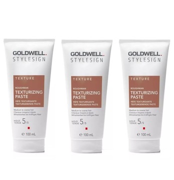 TEXTURE ROUGHMAN GOLDWELL STYLESIGN PASTA 3X100ML MATUJĄCA KREMOWA WŁOSY