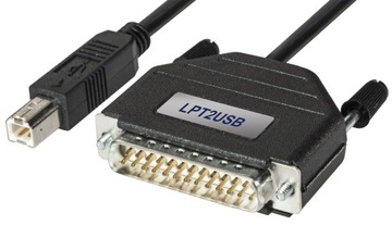 Kabel przewód konwertujący na USB czarny 1,8m