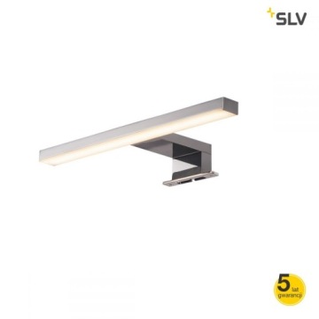 DORISA LED lampa lustro, chrom, 4000K, IP44 SLV