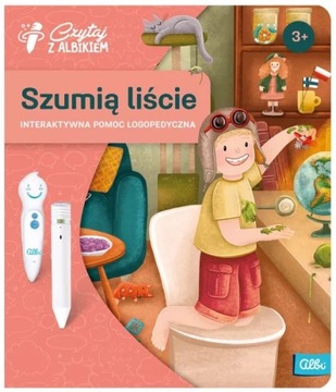 KSIĄŻKA INTERAKTYWNA POMOC LOGOPEDYCZNA ALBIK SZUMIĄ LIŚCIE