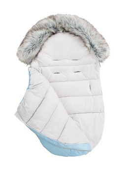 ПЕРЧАТКИ + СПАЛЬНИК НА МЕХЕ + МЕХОВАЯ КОРОБКА ДЛЯ ГЛУБОКОЙ КОЛЯСКИ