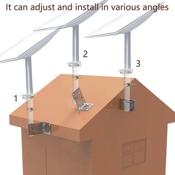 Zestaw montażowy Starlink ze stali nierdzewnej, krótki ścienny uchwyt O5