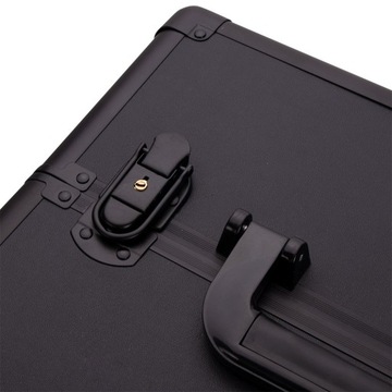 Косметичка, лак, лампа, XXXL 4-в-1, большой кейс, чемодан на колесах