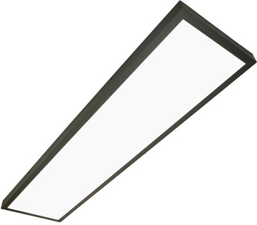 Потолочная светодиодная панель 60Вт Накладной потолочный светильник 120 х 30см 5400лм ПРЕМИУМ