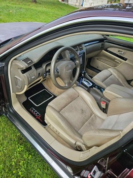 Audi A8 D2 Sedan 4.2 40V quattro 310KM 2000 Bordowe AUDI 4.2 quattro alcantara jasne wnętrze, zdjęcie 10